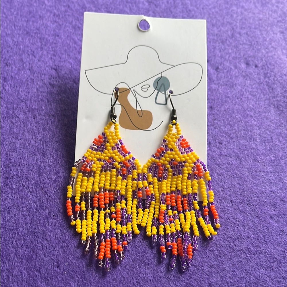 Colorful Beaded Earrings